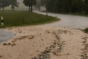 Unwetter in Sachsen