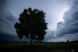 Unwetter mit Gewitter und Starkregen