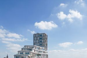 Urbane Architektur trifft auf grüne Infrastruktur.