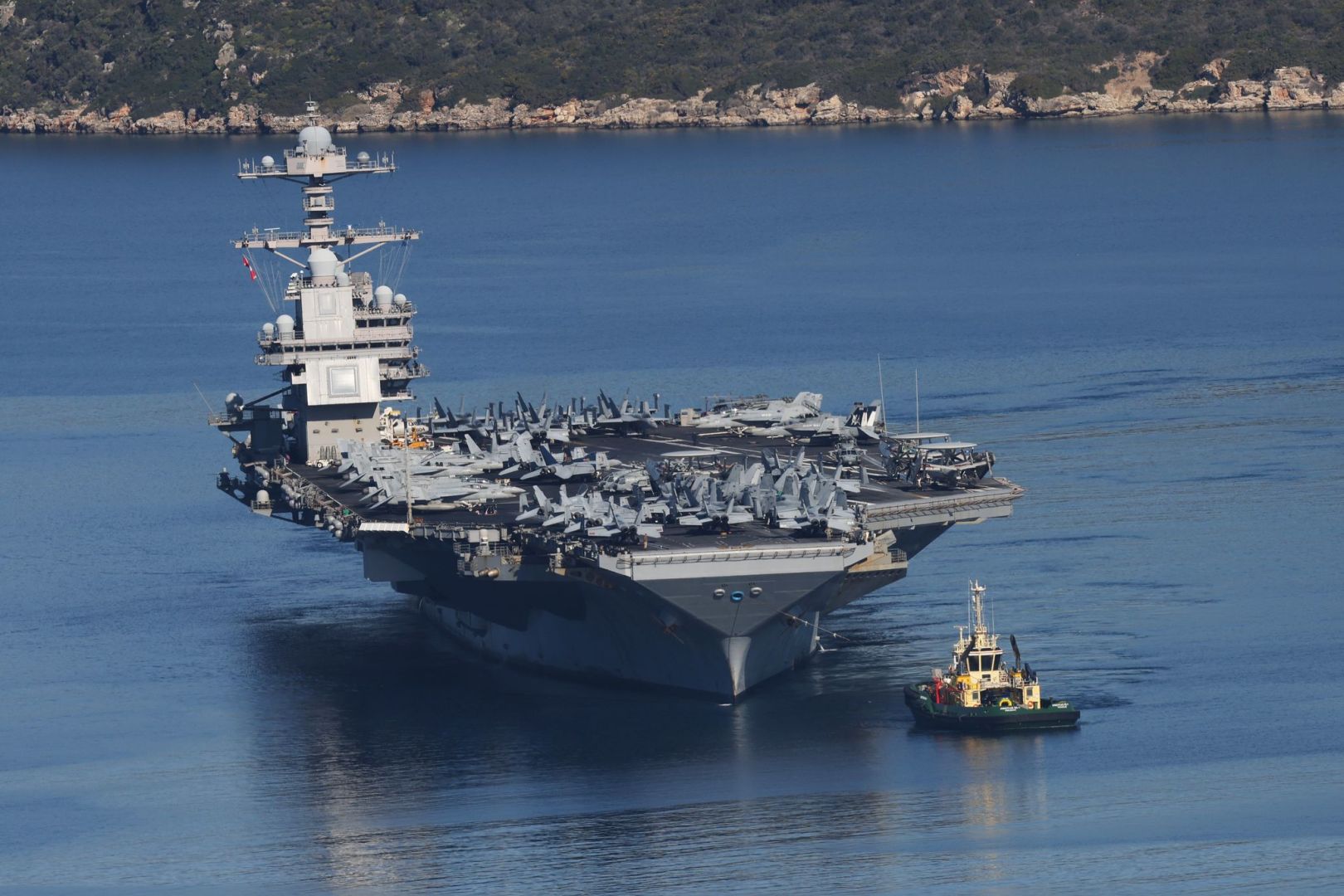 US-Flugzeugträger «USS Gerald R. Ford» verlässt Kreta