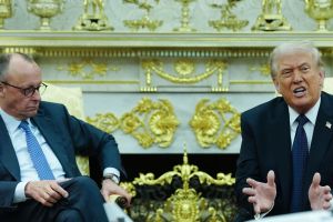 US-Präsident Trump empfängt Bundeskanzler Merz