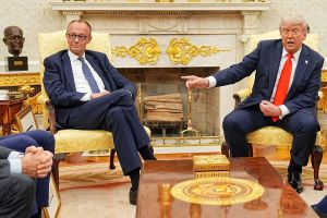 US-Präsident Trump empfängt Bundeskanzler Merz