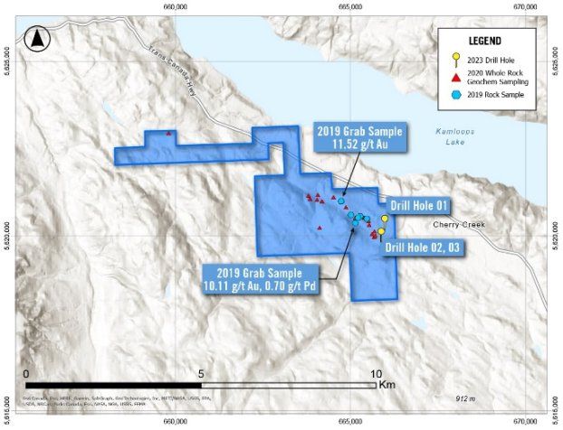 Vanguard Mining beauftragt Hardline Exploration mit Aktualisierung von technischem Bericht gemäß NI 43-101 für Gold-Kupfer-Palladium-Projekt Brussels Creek in Kamloops, BC