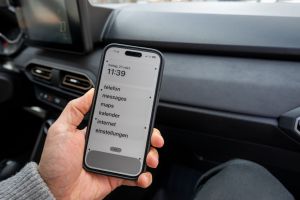 «Vehicle Motion Cues» auf einem iPhone