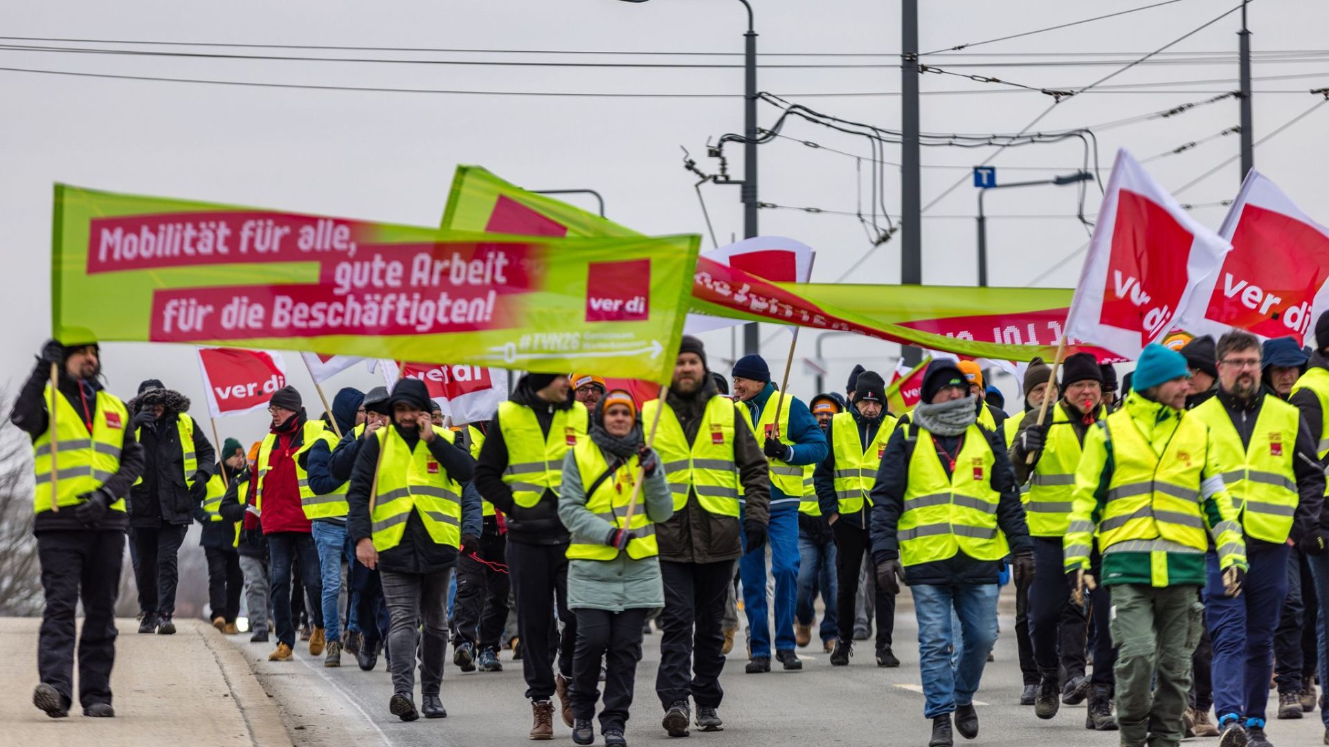 Verdi-Warnstreiks im Nahverkehr – Brandenburg