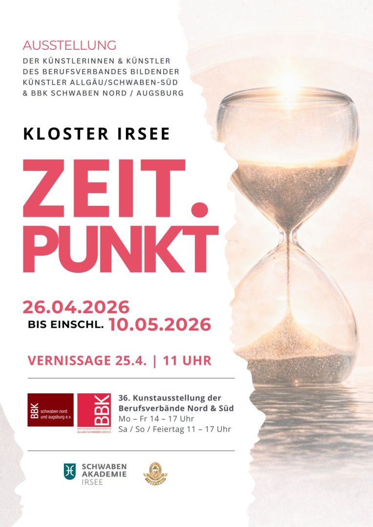 Verleihung des Meckatzer Kunstpreises 2026: Schwabenakademie Irsee eröffnet die Ausstellung „ZEIT.PUNKT“