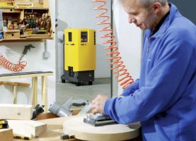 Viel Druckluft auf wenig Platz