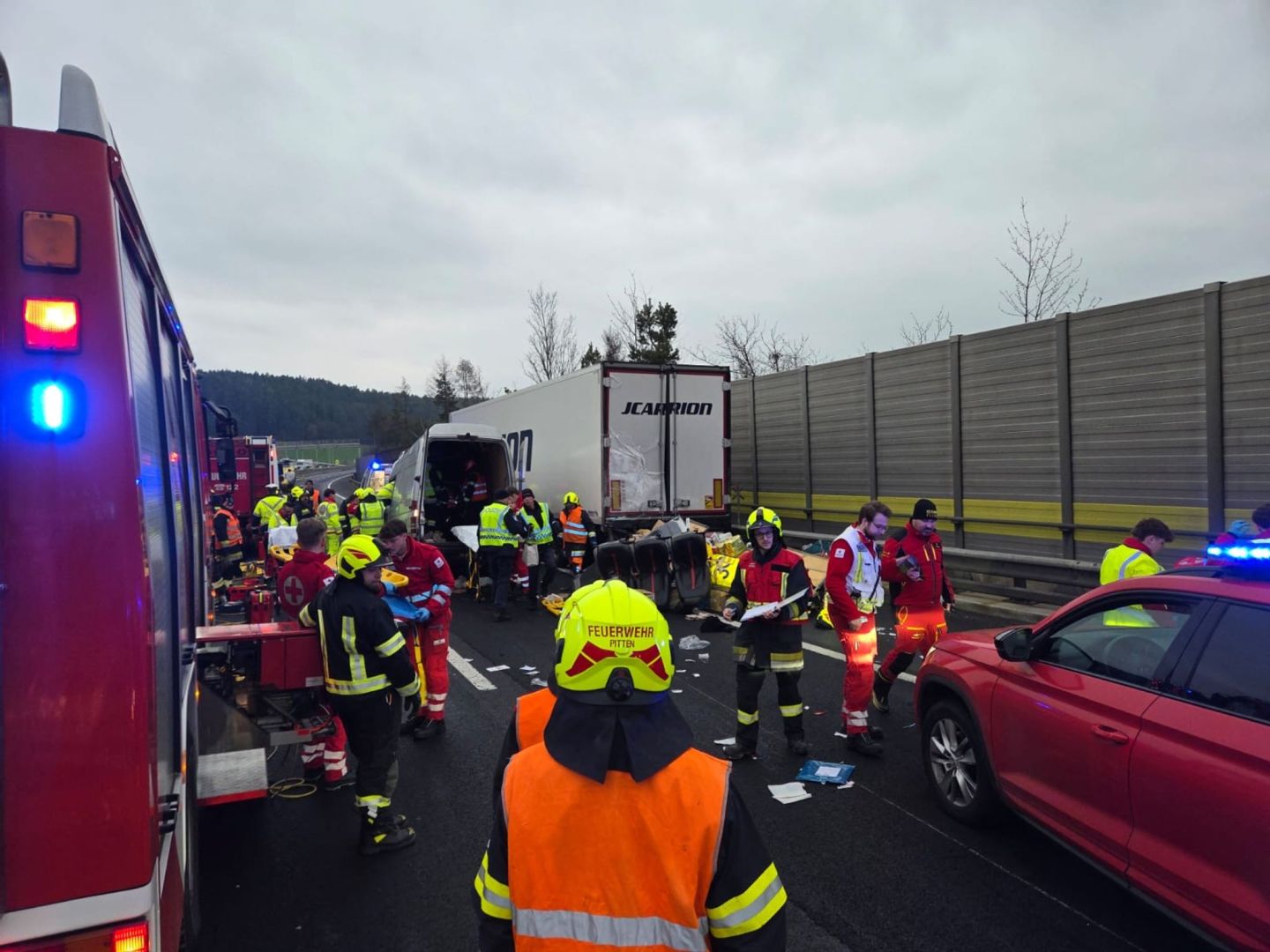 Vier Tote bei Kollision auf Autobahn in Österreich