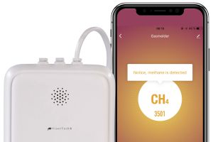 VisorTech Smarter Multi-Gasmelder für haushaltsübliche Gase, WLAN & App, 85db