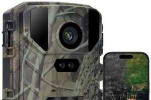 VisorTech WLAN-Wildkamera WK-665.app mit 50 MP, interpolierter 4K-Auflösung & No-Glow-IRs