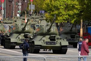 Vor dem Tag des Sieges in Russland