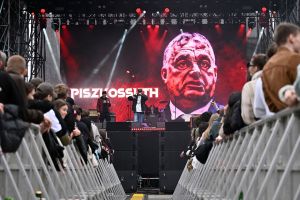 Vor der Parlamentswahl in Ungarn - Anti-Regierungskonzert