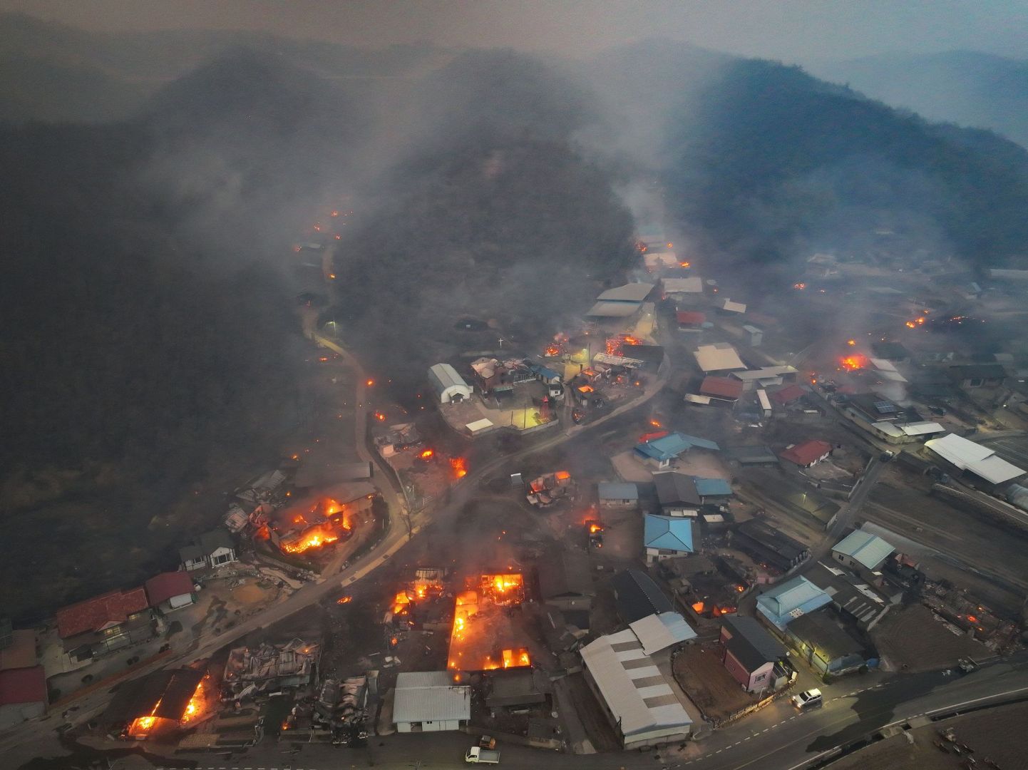Waldbrände in Südkorea