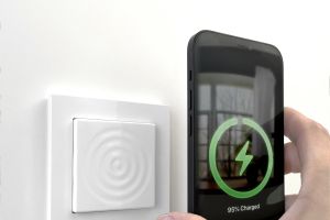 WallBase von smart things – Kabelloses Laden wird Teil der Elektroinstallation
