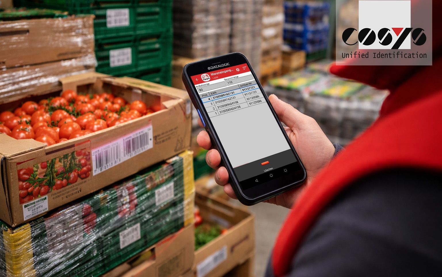 Warenbestand im Supermarkt mit Memor 12 steuern