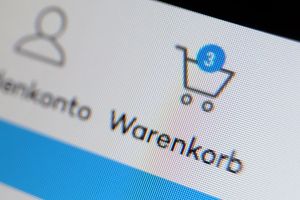 Warenkorb im Internet