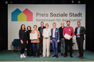 wbg erhält Anerkennungsurkunde beim „Preis Soziale Stadt 2025“