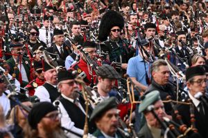 Weltrekord im Dudelsackspielen