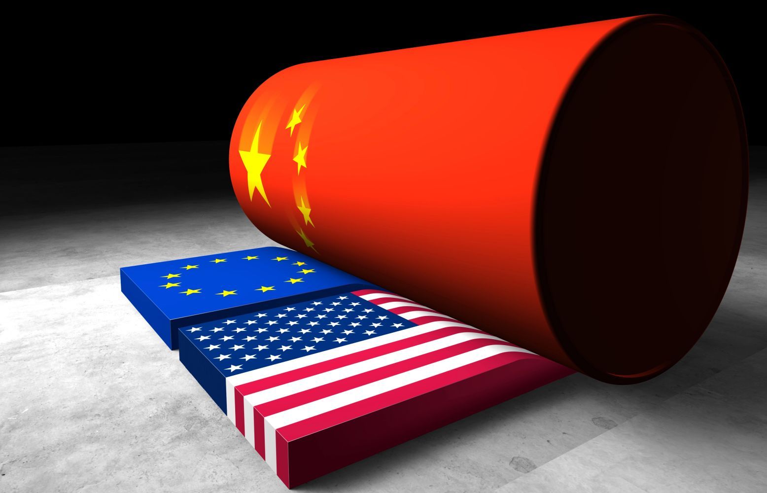 Wenn China es will, stehen im Westen schnell alle Räder still