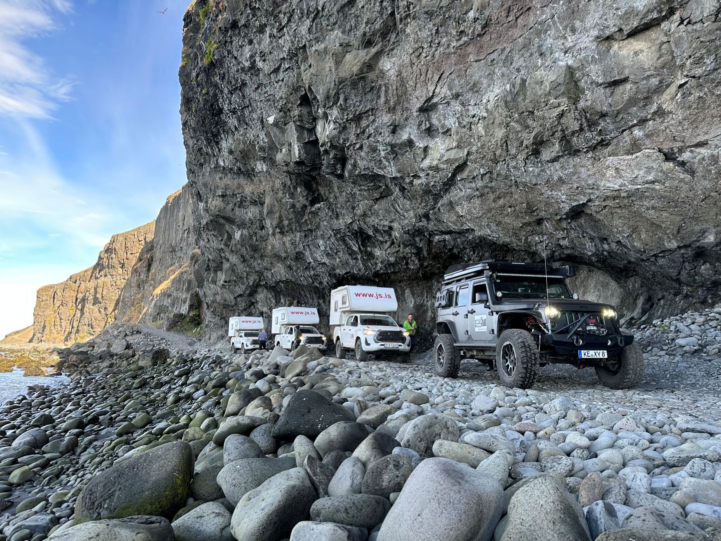 Wenn die Sonne über Island verschwindet