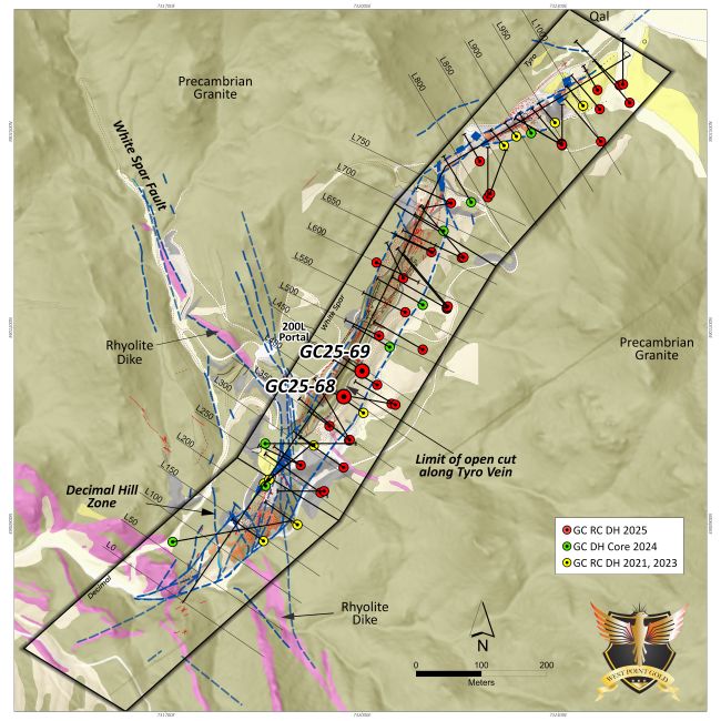 West Point Gold durchteuft bei Bohrungen in der Tyro Main Zone innerhalb eines 76,2 m-Abschnitts mit 1,92 g/t Au einen 32,0 m breiten Teilabschnitt mit 3,17 g/t Au
