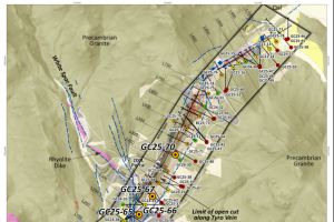 West Point Gold durchteuft bei Bohrungen in der Tyro Main Zone innerhalb eines Abschnitts von 82,4 m mit 1,61 g/t Au einen Teilabschnitt von 9,2 m mit 8,37 g/t Au ab der Oberfläche