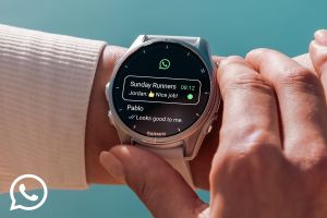 WhatsApp auf einer Garmin-Smartwatch