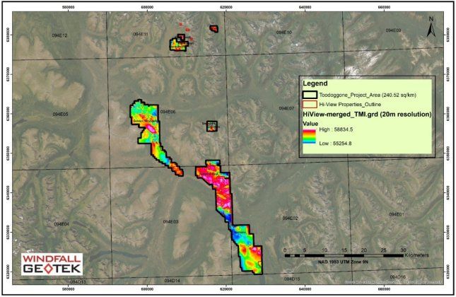 Windfall Geotek setzt sein KI-System bei der Auffindung von Gold-, Silber- und Kupferzielen im Projekt Toodoggone von Hi-View Resources in British Columbia ein