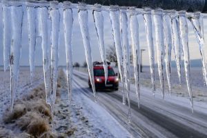Winterwetter in Brandenburg - Oderbruch