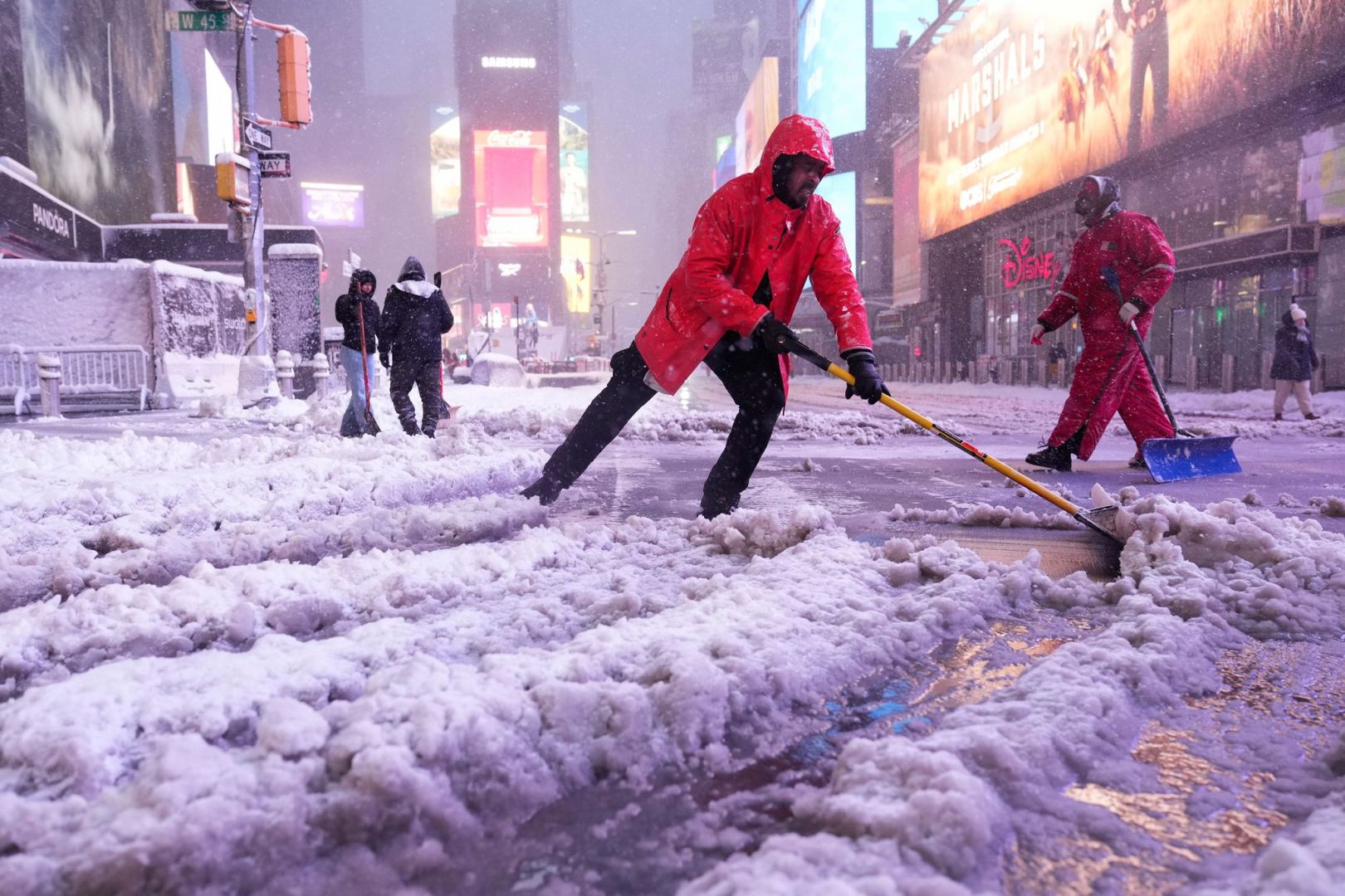 Winterwetter in New York