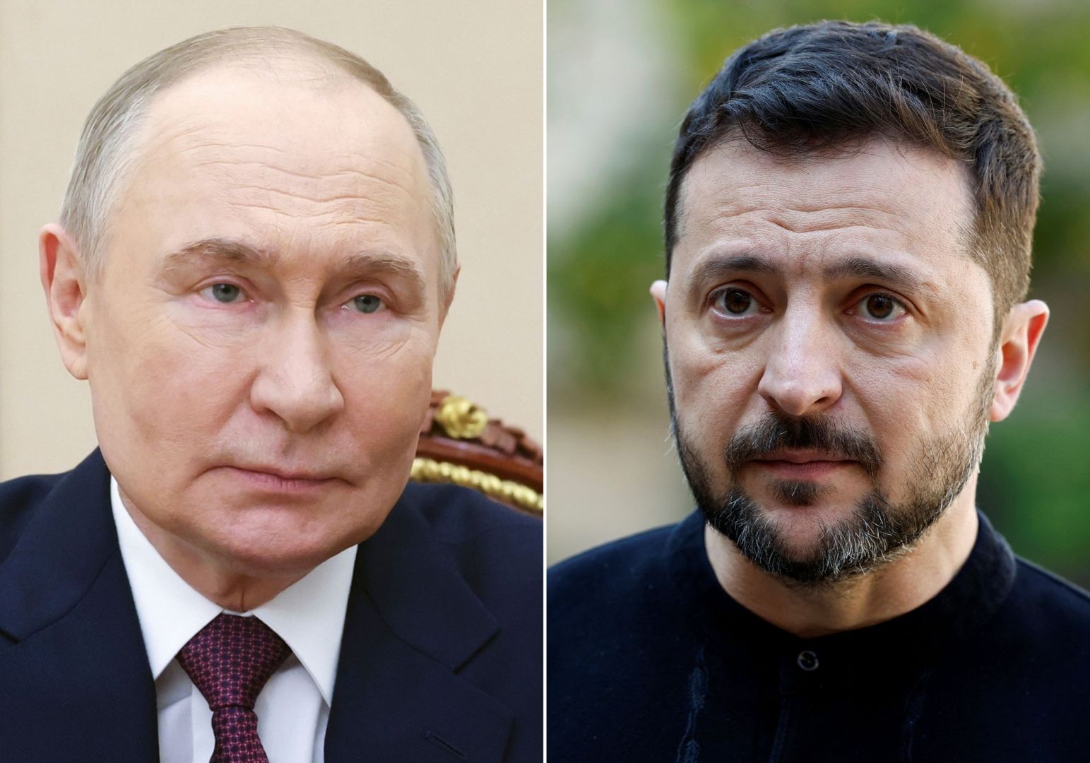 Wladimir Putin und Wolodymyr Selenskyj