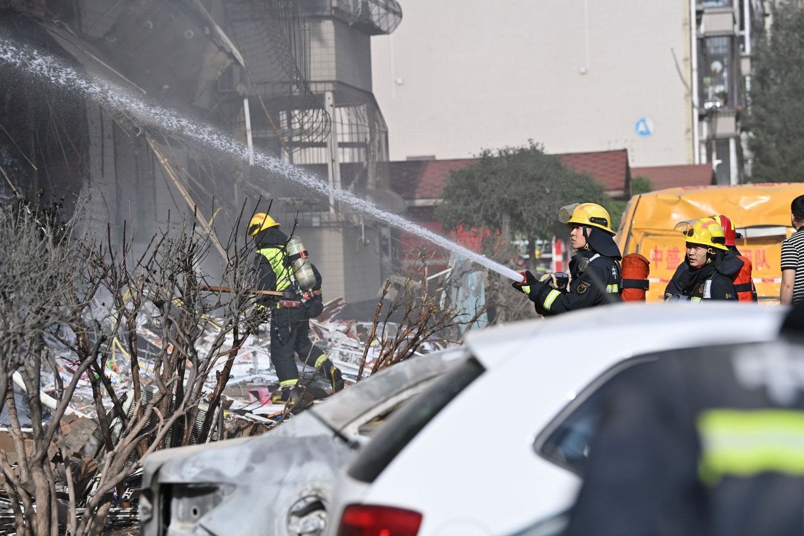 Wohnhaus-Explosion in China