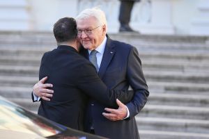 Wolodymyr Selenskyj und Frank-Walter Steinmeier am 15.12.2025