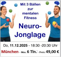 Workshop Neuro-Jonglage am Donnerstag, 11. Dez. 2025 (18:30 Uhr) in München