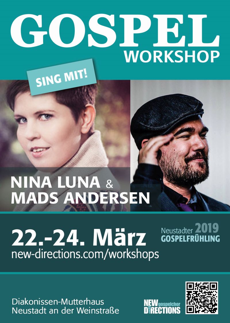 Gospelworkshop mit Nina Luna & Mads Andersen