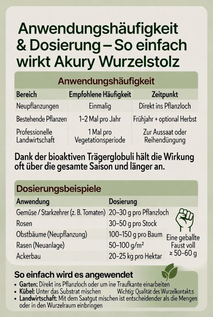 Wurzelstolz: Mineralische Bodenverbesserung mit bioenergetischer Informationskomponente