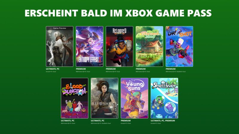XBOX Game Pass: Weitere Highlights im August