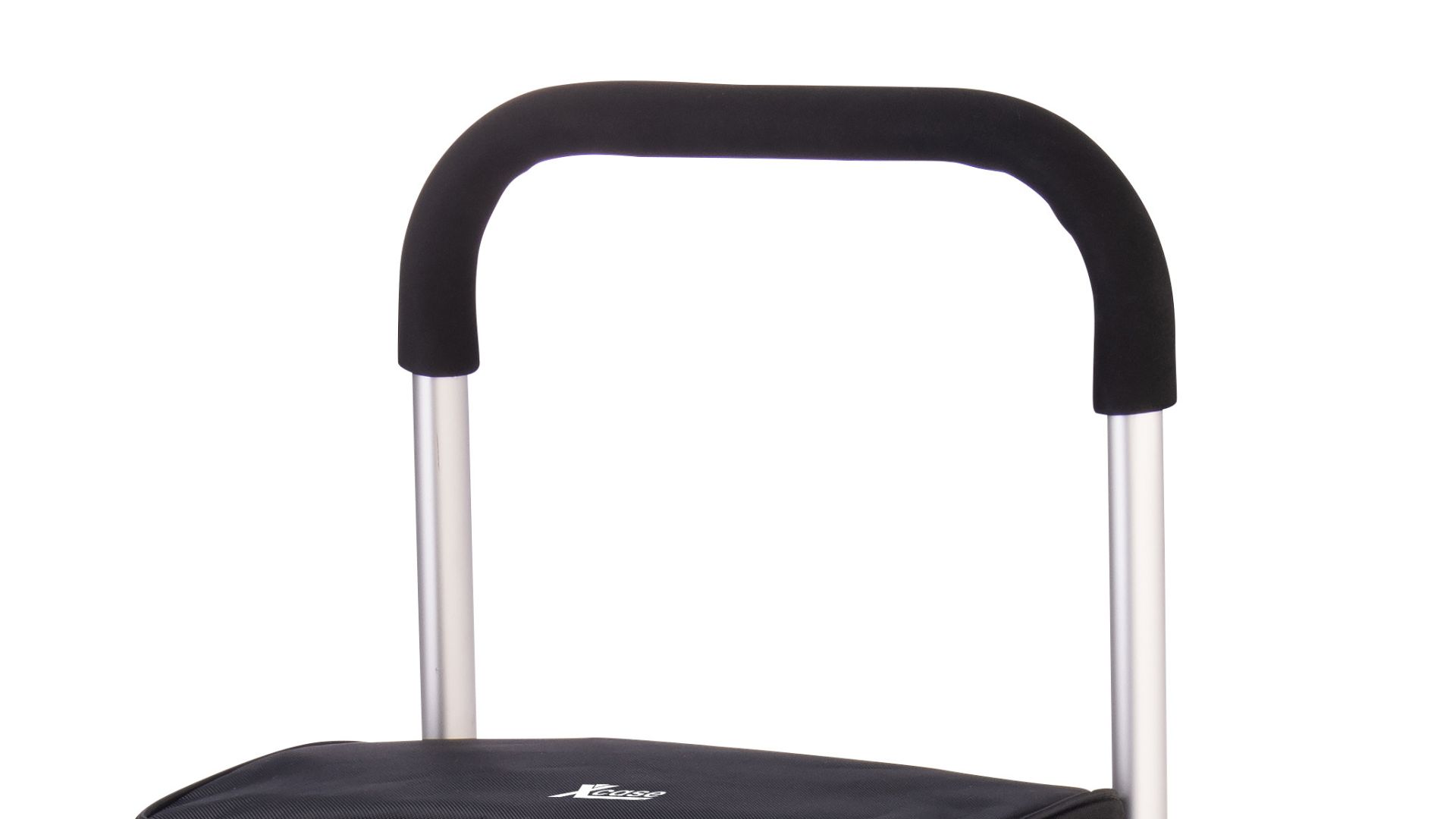 Xcase Klappbarer Treppensteiger-Einkaufstrolley mit Kühlfach, 46 l, 25 kg