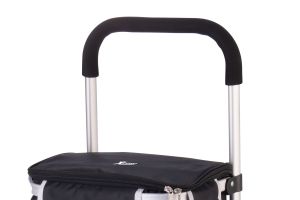 Xcase Klappbarer Treppensteiger-Einkaufstrolley mit Kühlfach, 46 l, 25 kg
