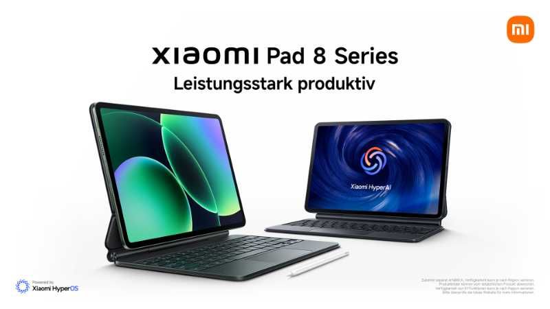 Xiaomi Pad 8 & 8 Pro – Kompakt und leistungsfähig für den mobilen Einsatz