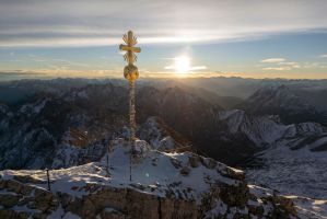 Zugspitz-Gipfelkreuz