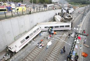 Zugunglück in Spanien