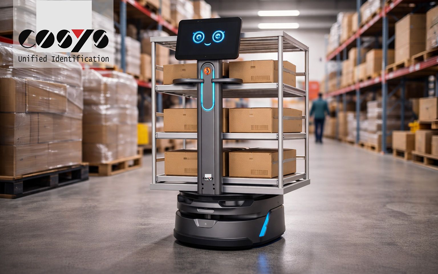 Zwischenlager optimieren mit Carrybots im Wareneingang